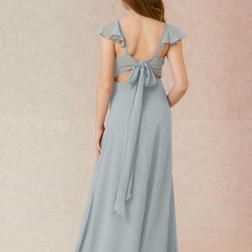 Azazie Light Blue Formal Kids Dress